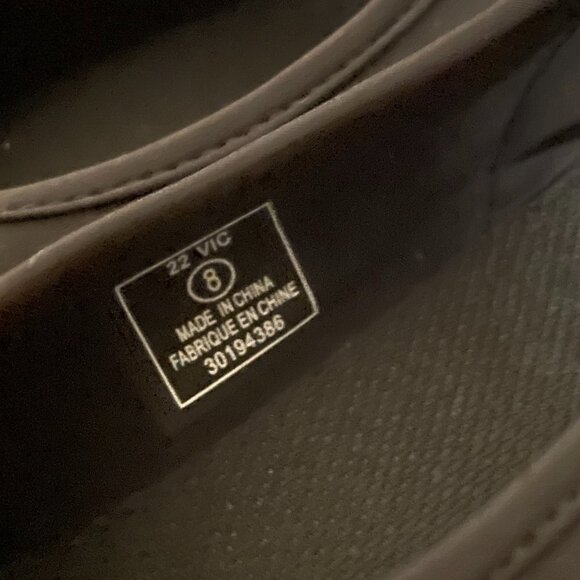 NWOT George Black Rhinestone Slip-Ons - US 8 - Picture 6 of 6